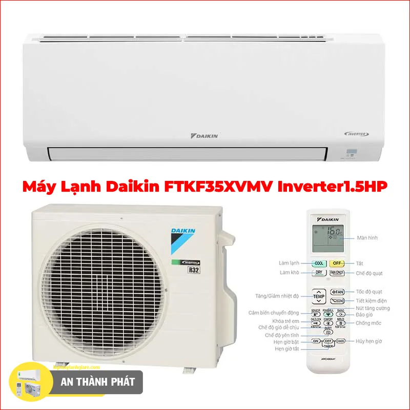 Máy Lạnh Daikin FTKF35XVMV Inverter1.5HP
