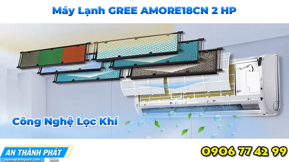Máy Lạnh GREE AMORE18CN 2 HP