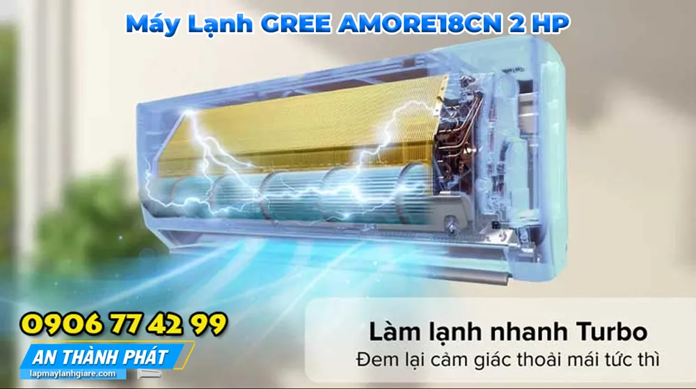 Máy Lạnh GREE AMORE18CN 2 HP