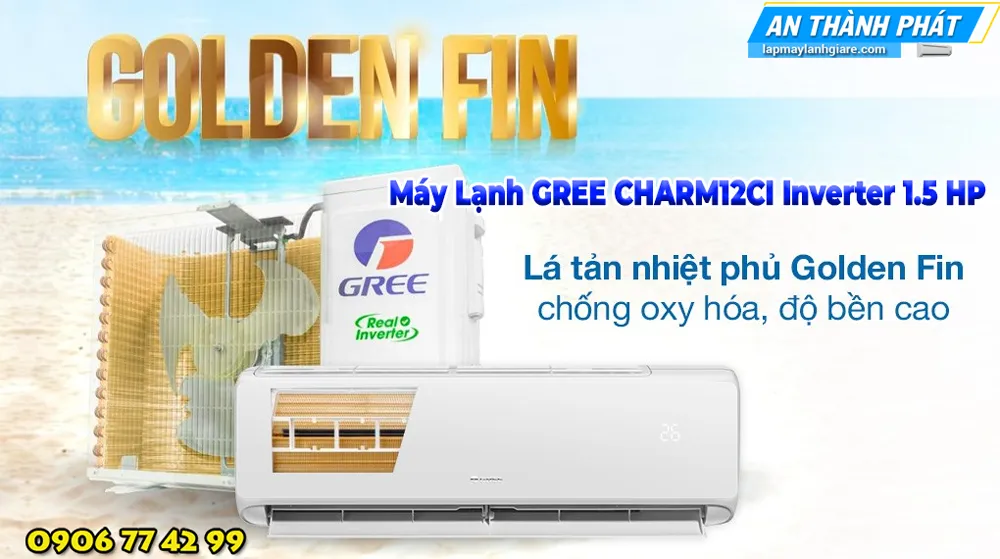 Máy Lạnh GREE CHARM12CI Inverter 1.5 HP