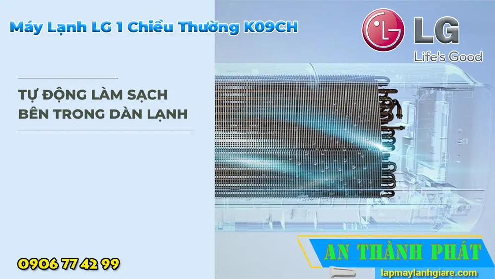 Máy Lạnh LG 1 Chiều Thường K09CH