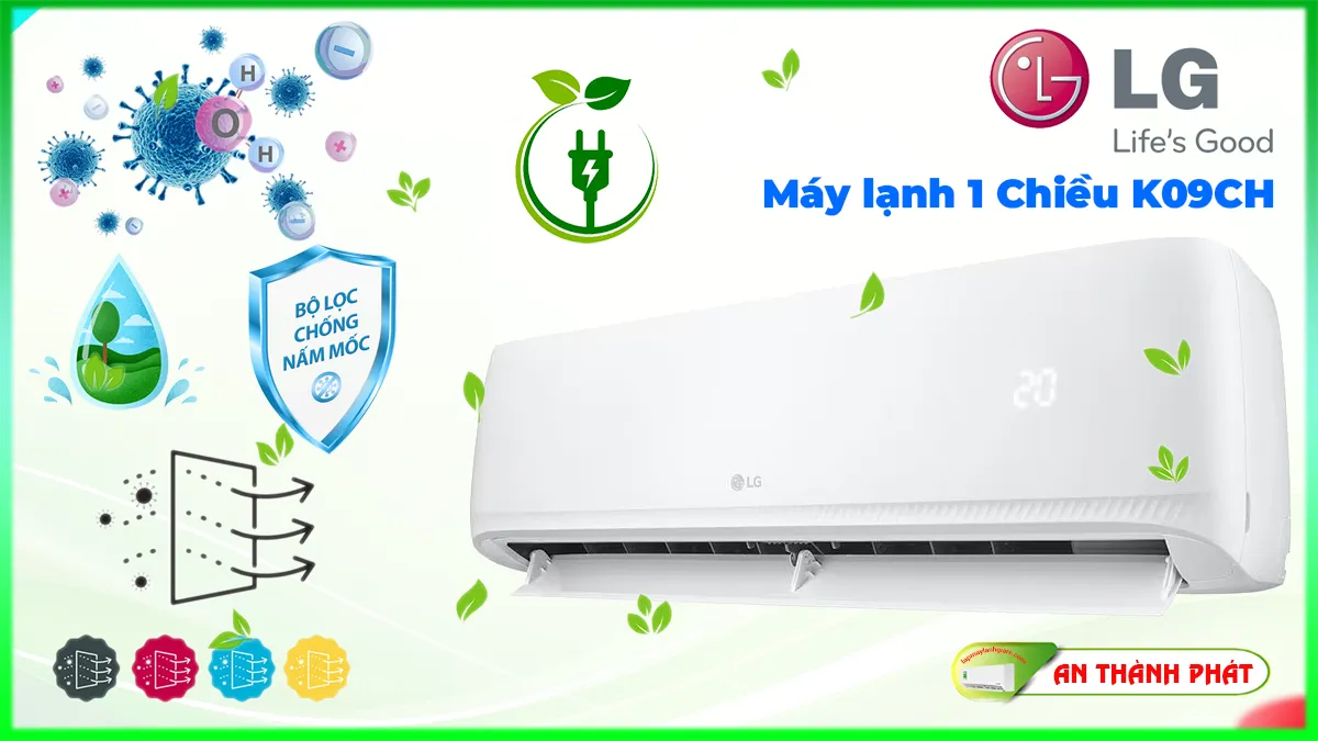 Máy Lạnh LG 1 Chiều Thường K09CH