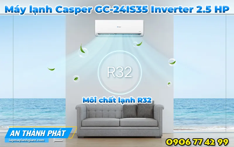 Máy lạnh Casper GC-24IS35 Inverter 2.5 HP