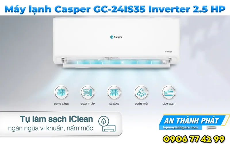 Máy lạnh Casper GC-24IS35 Inverter 2.5 HP