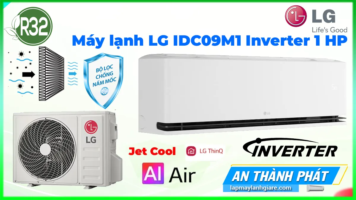 Máy lạnh LG IDC09M1 Inverter 1 HP