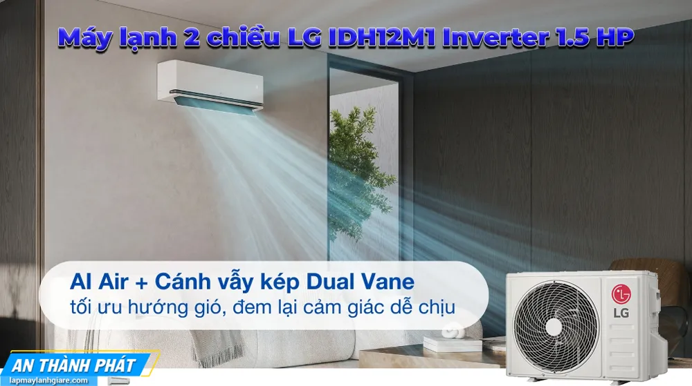 Máy lạnh LG IPC09M1 Inverter 1 HP