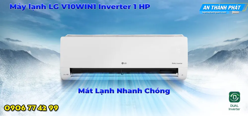 Máy lạnh LG V10WIN1 Inverter 1 HP