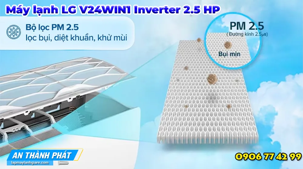 Máy lạnh LG V24WIN1 Inverter 2.5 HP