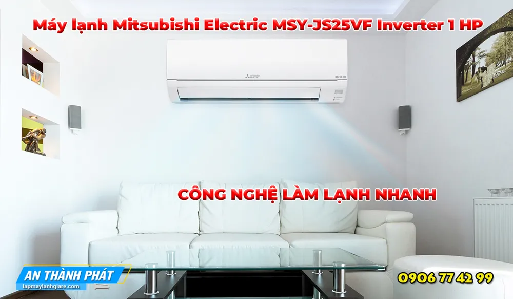 Máy lạnh Mitsubishi Electric MSY-JW25VF Inverter 1 HP