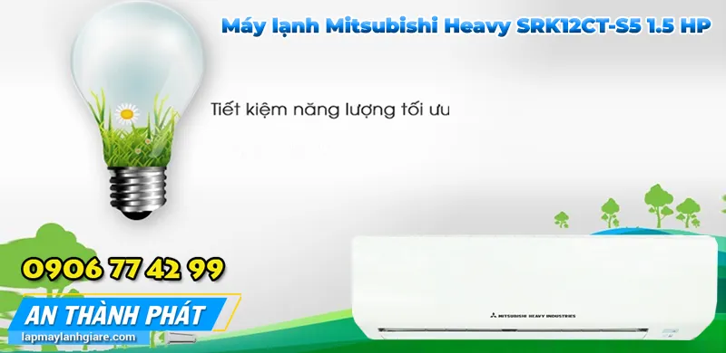 Máy lạnh Mitsubishi Heavy SRK12CT-S5 1.5 HP