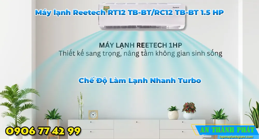 Máy lạnh Reetech RT12 TB-BT/ RC12 TB-BT