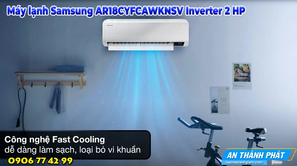 Máy lạnh Samsung AR18CYFCAWKNSV Inverter 2 HP
