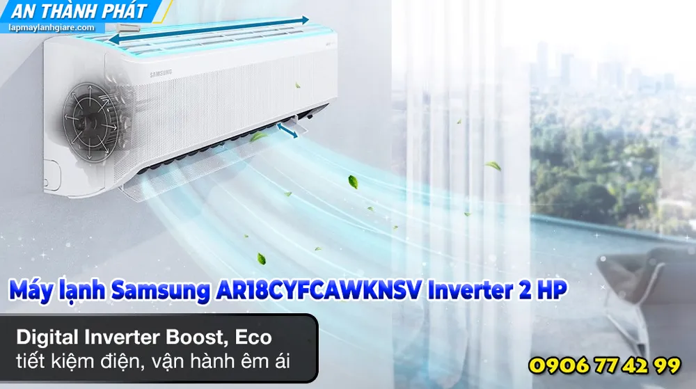 Máy lạnh Samsung AR18CYFCAWKNSV Inverter 2 HP