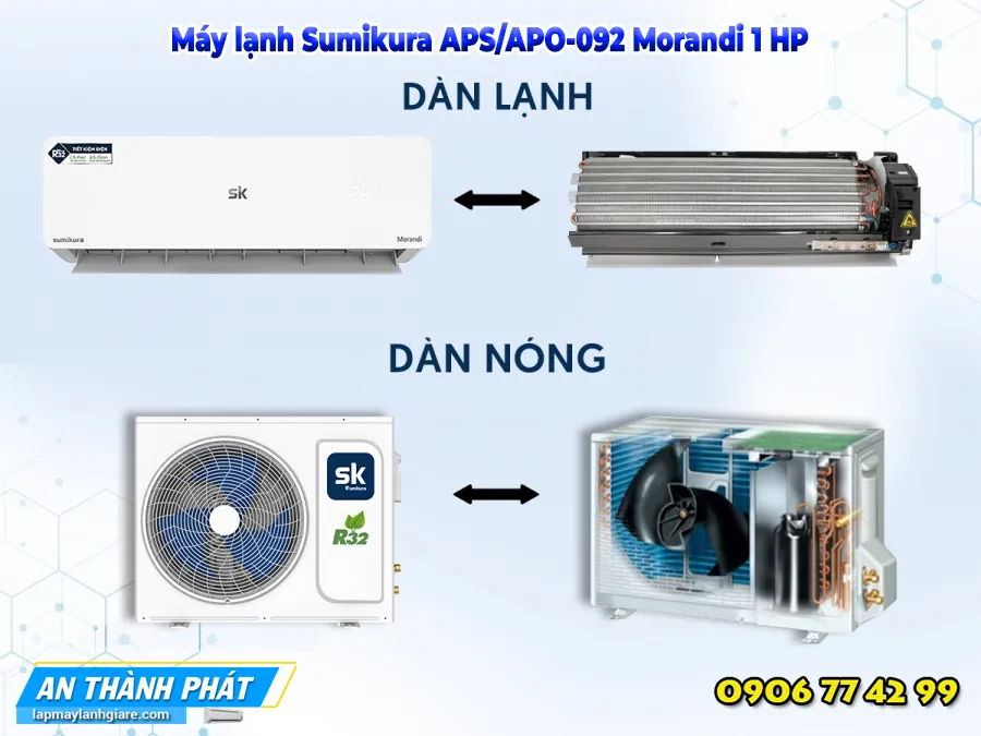 Máy lạnh Sumikura APS/APO-092 Morandi 1 HP 
