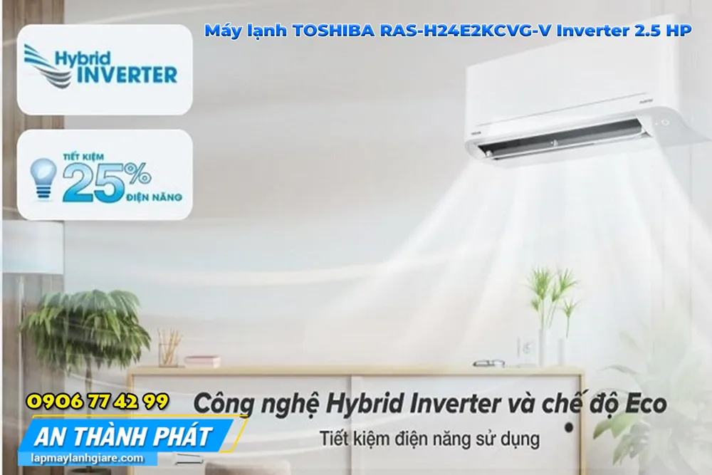 Máy lạnh TOSHIBA RAS-H24E2KCVG-V