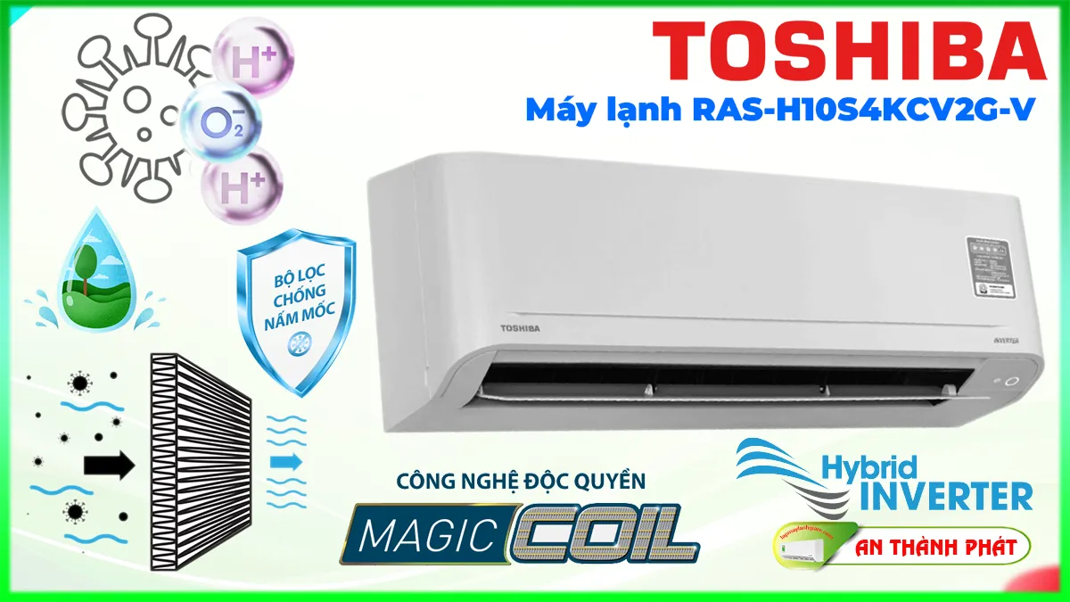 Máy lạnh Toshiba RAS-H10S4KCV2G-V Inverter 1 Hp