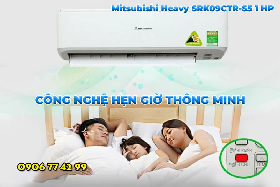 Máy lạnh Mitsubishi Heavy SRK09CTR-S5 1 HP