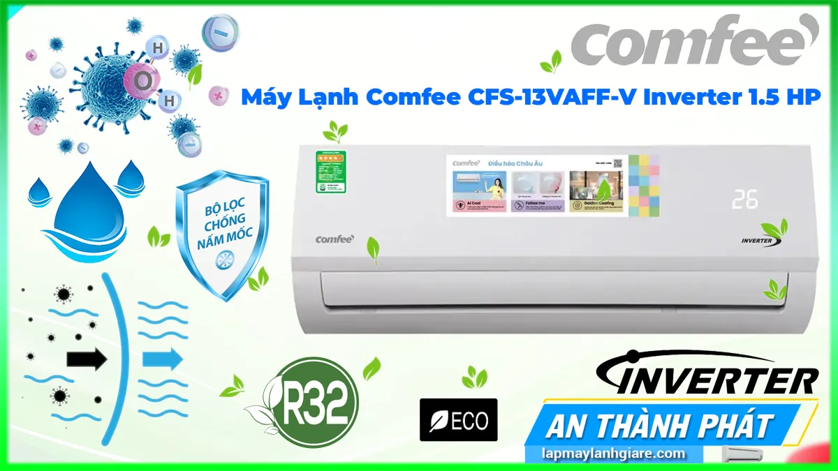 Máy lạnh Comfee CFS-13VAFF-V 1.5HP,CFS-13VAFF-V,may lanh CFS-13VAFF-V,may lanh CFS-13VAFF-V,mua CFS-13VAFF-V,ban CFS-13VAFF-V,may lanh CFS-13VAFF-V,dieu hoa CFS-13VAFF-V,dieu hoa CFS-13VAFF-V,dieu hoa CFS-13VAFF-V,máy điều hòa Comfee inverter CFS-13VAFF-V,Máy Lạnh Comfee CFS-13VAFF-V Inverter 1.5 HP
