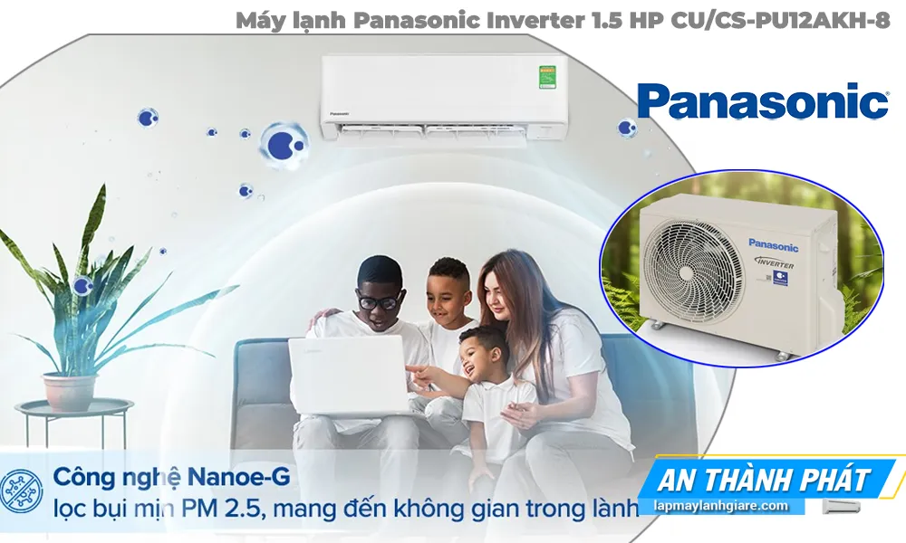 thương hiệu panasonic công nghệ mới hiện đại làm làm mát nhanh chóng 