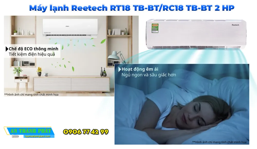 Máy lạnh Reetech RT18 TB-BT/RC18 TB-BT 2 HP