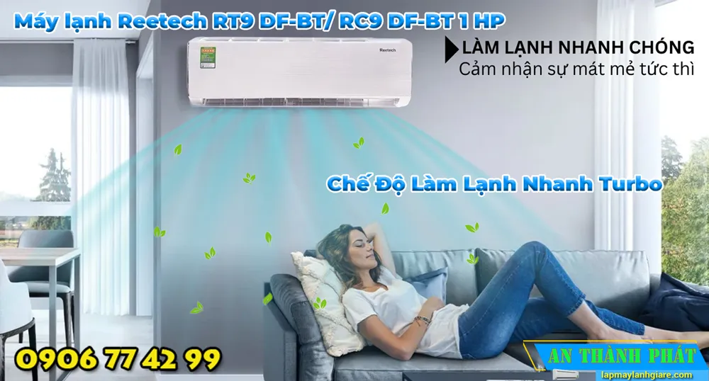 Máy lạnh Reetech RT9 DF-BT/ RC9 DF-BT 1 HP
