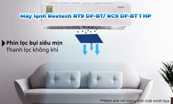 Máy lạnh Reetech RT9 DF-BT/ RC9 DF-BT 1 HP