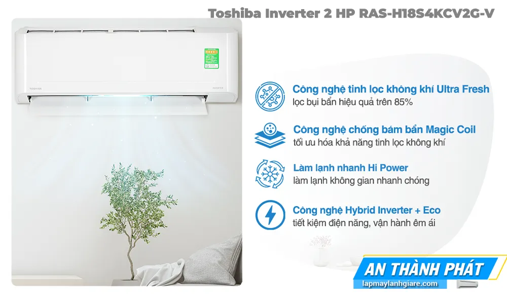 mấy lạnh toshiba sản phâm thương hiệu hàng đầu nhật bản với công nghệ làm lạnh nhanh chóng và tiếm kiệm điện