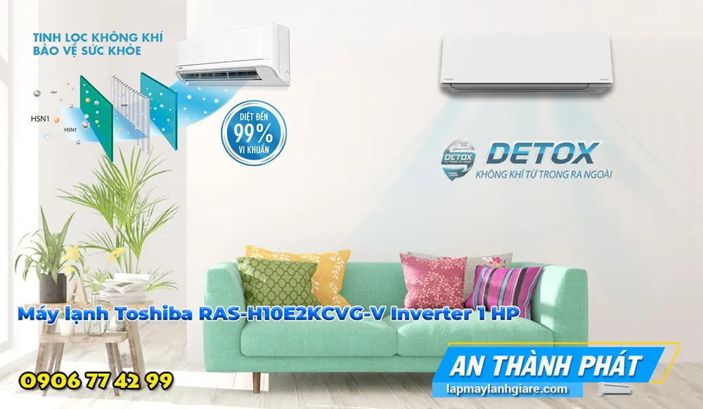 Máy lạnh Toshiba RAS-H10E2KCVG-V tinh loc khong khi bao ve suc khoe