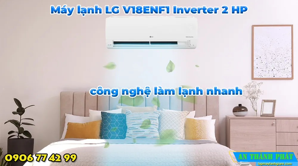 Máy lạnh LG V18ENF1 Inverter 2 HP