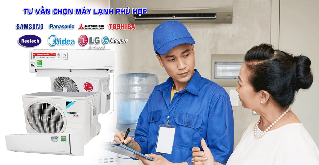 Chọn Máy Lạnh Bình Thạnh phù hợp giá rẻ