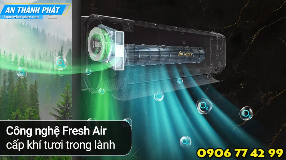 Điều Hòa 2 Chiều Casper XH-09IF35 Inverter 1 HP