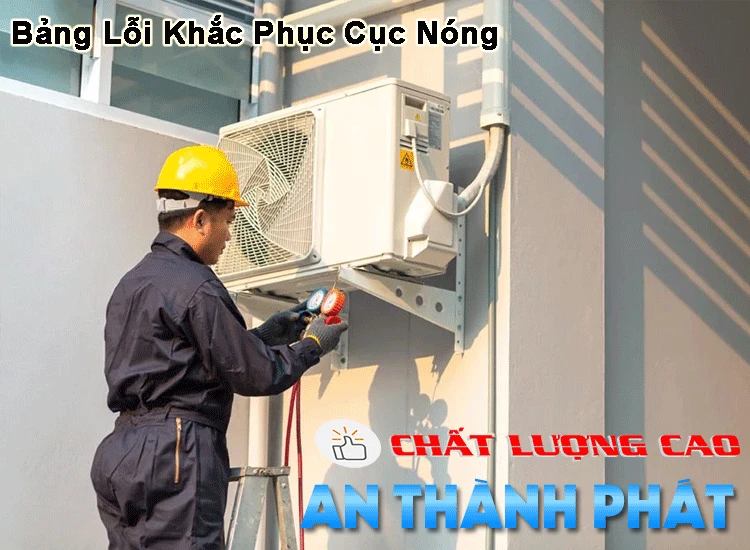 lỗi máy lạnh ở cục nóng
