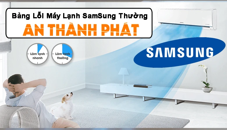 bảng lỗi máy lạnh samsung thường