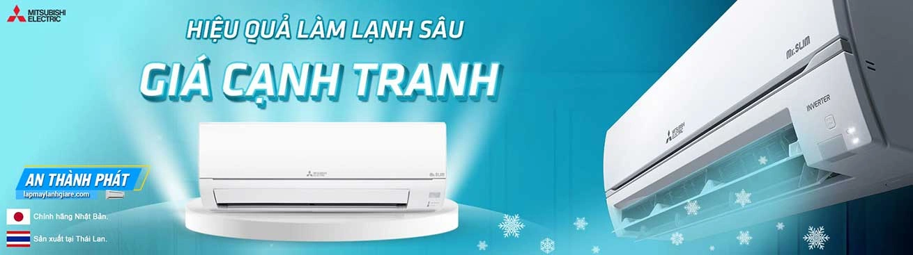 máy lạnh mitsubhishi là dòng máy lạnh chất lượng cao