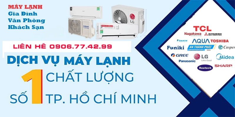 Dịch vụ lắp Máy Lạnh Bình Thạnh công ty Máy Lạnh Bình Thạnh ATP