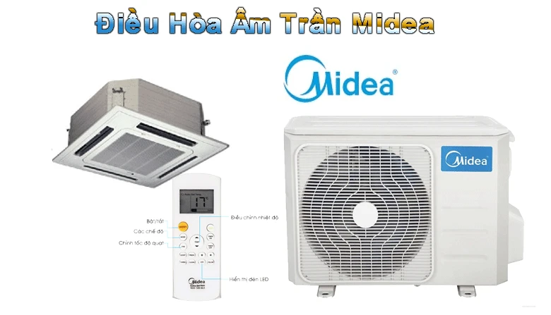 điều hòa âm trần midea