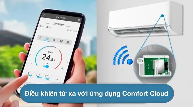 điều khiển máy lạnh panasonic