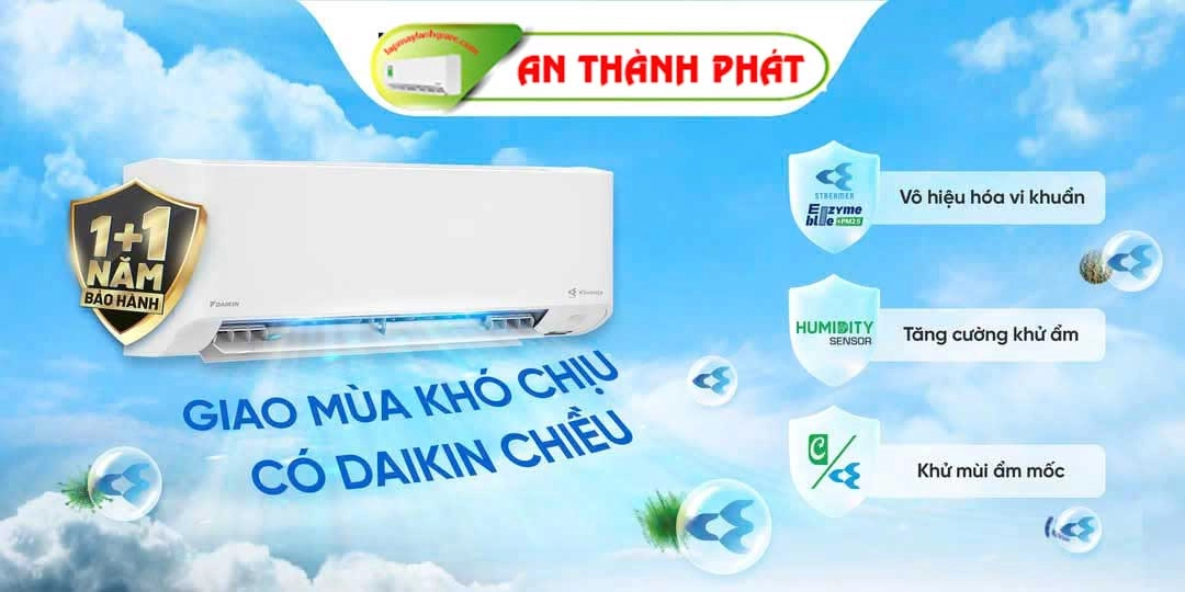 Máy lạnh Daikin FTKY71WVMV Inverter 3 HP