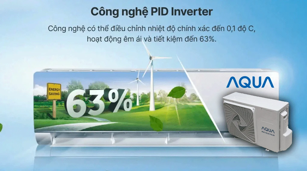 Máy Lạnh AQUA AQA-RV10QC2 Inverter 1 HP
