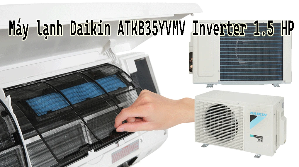 Máy lạnh Daikin ATKB35YVMV Inverter 1.5 HP