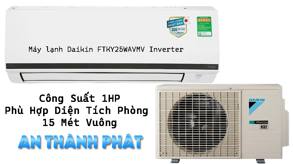 Máy lạnh Daikin FTKY25WAVMV Inverter 1 HP