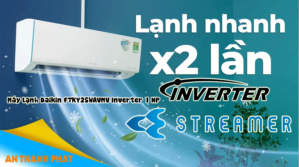 Top 5 Máy Lạnh Tiết Kiệm Điện Nhất Máy lạnh Daikin FTKY25WAVMV Inverter 1 HP