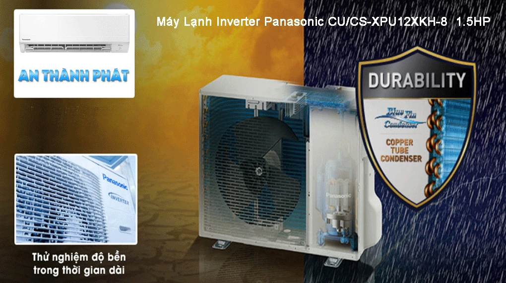 Máy Lạnh Tiết Kiệm Điện Cho Gia Đình Máy Lạnh Inverter Panasonic CU/CS-XPU12XKH-8 1.5HP