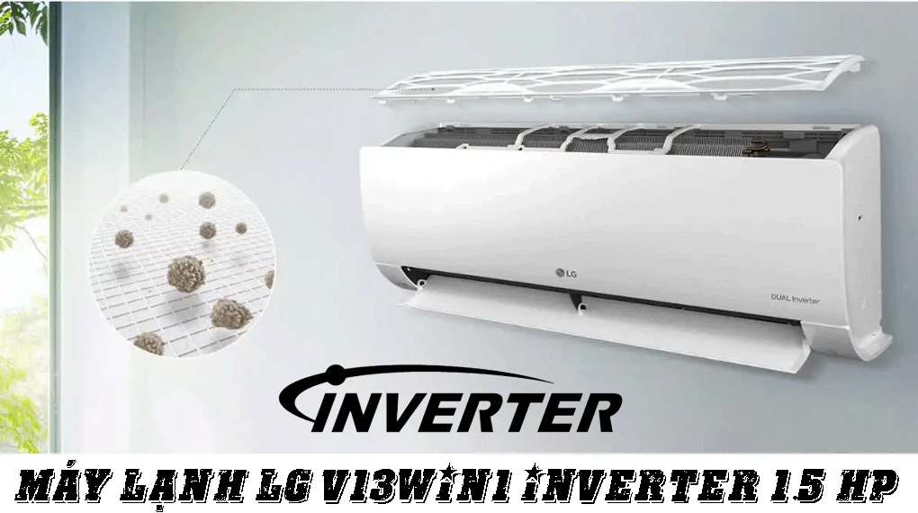 Top 5 Máy Lạnh Tiết Kiệm Điện Nhất Máy lạnh LG V13WIN1 Inverter 1.5 HP