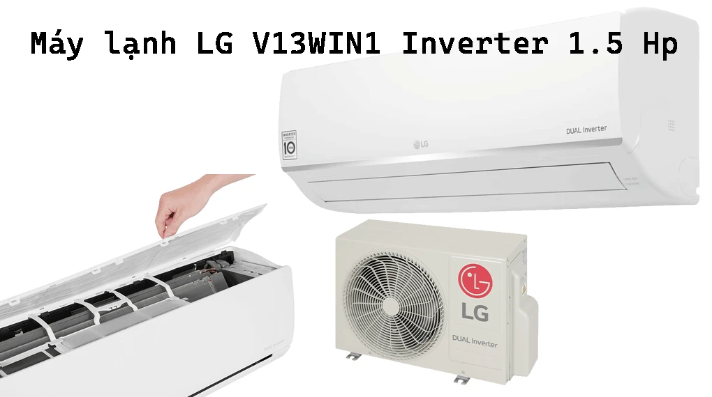 Máy lạnh LG V13WIN1 Inverter 1.5 Hp