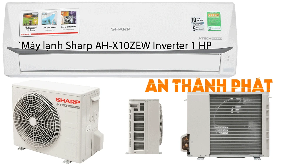 Máy lạnh Sharp AH-X10ZEW Inverter 1 HP