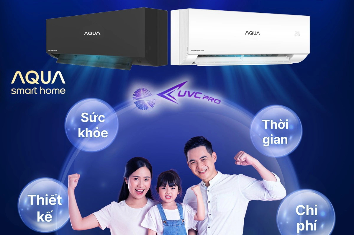 máy lạnh aqua trng bị nhiều công nghệ mới