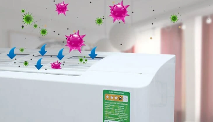máy lạnh có mùi nấm móc khó chịu