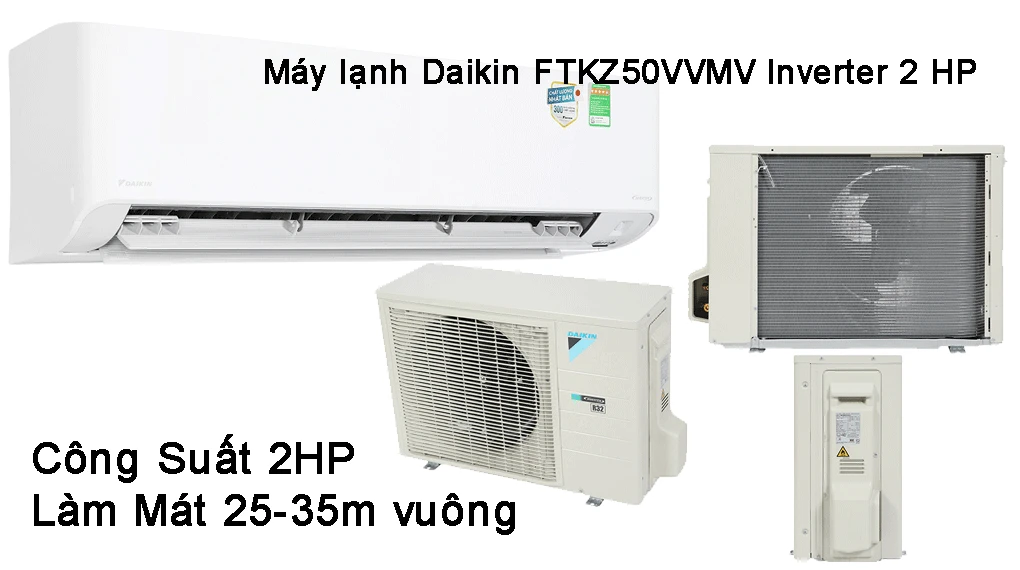 máy lạnh của nhà daikin FTKZ50VVMV