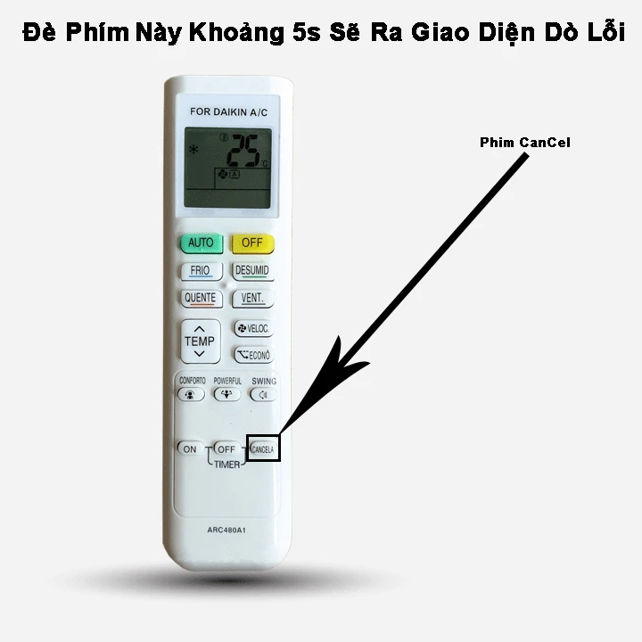 cách xem lỗi máy lạnh daikin